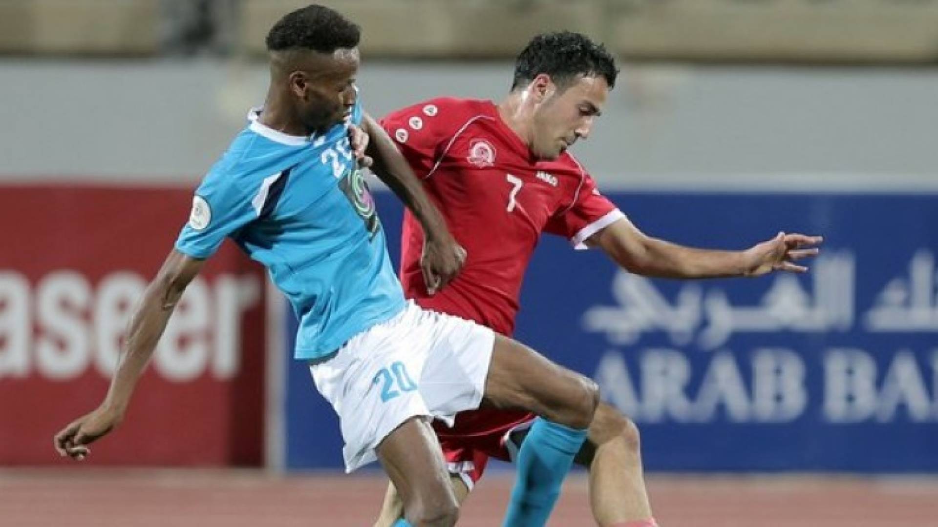 جانب من مباراة الفيصلي والجزيرة