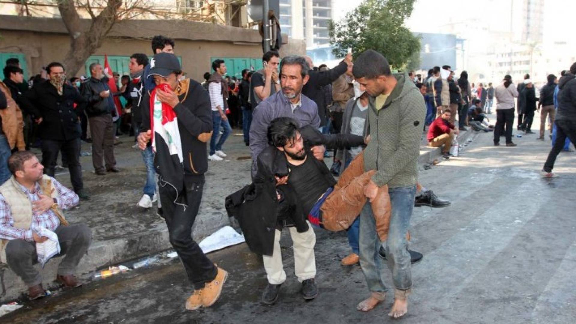 من المواجهات في بغداد