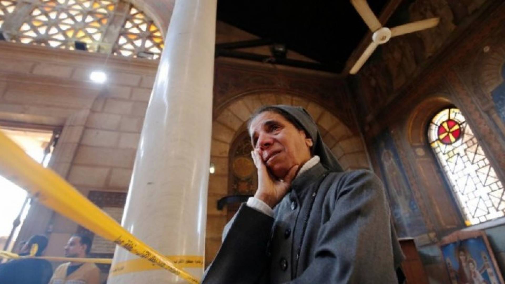 إعادة فتح كنيسة "الطابغة" التي أحرقها متطرفون يهود