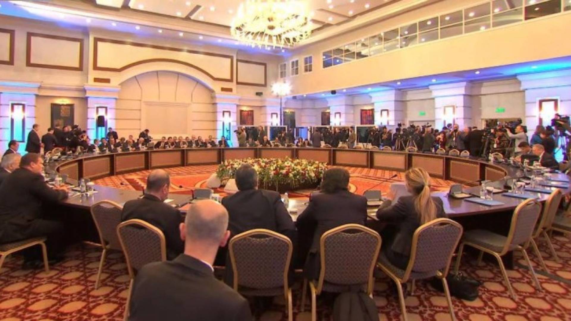 جانب من مباحثات أستانة في 23 يناير 2017.