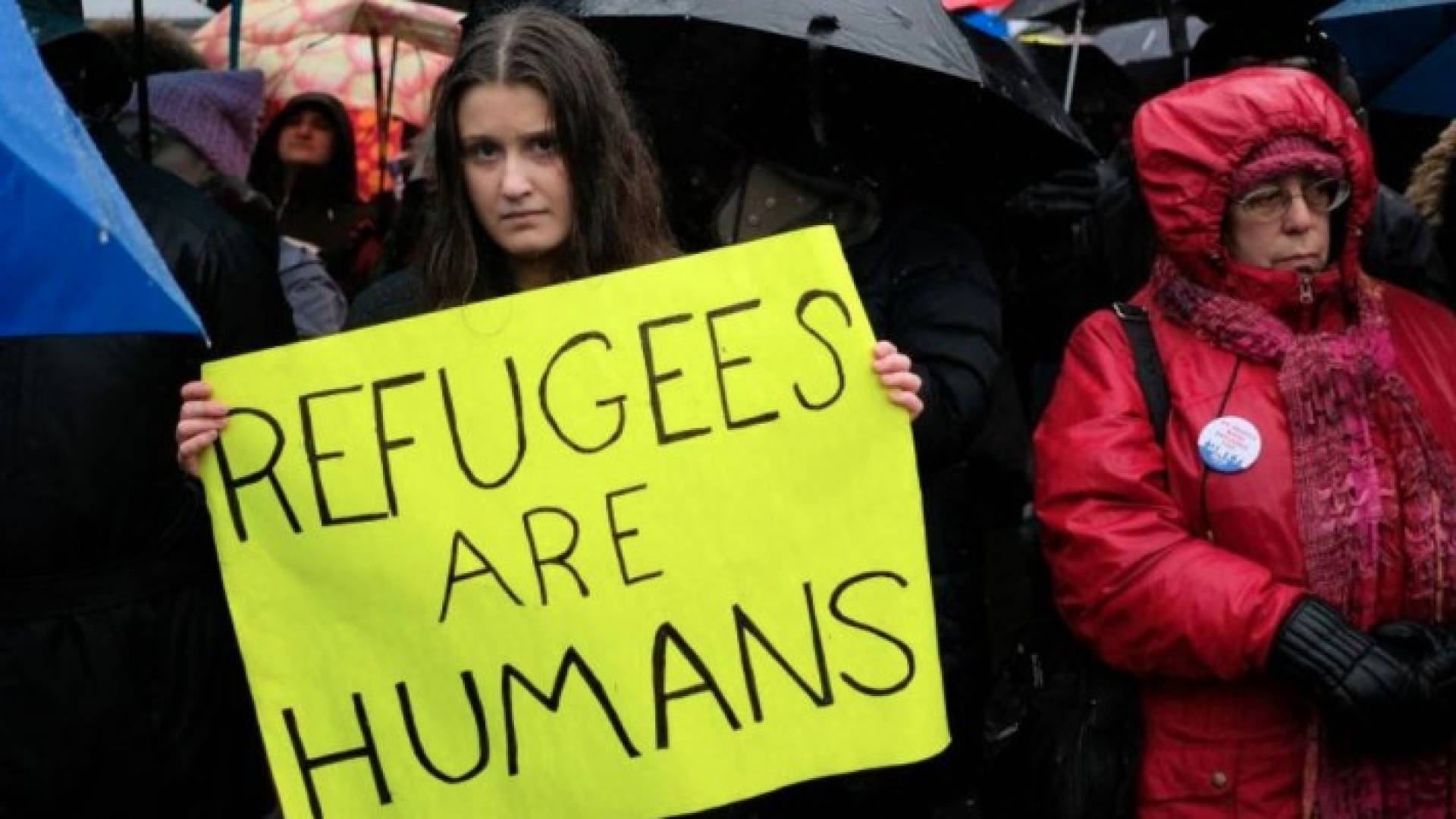  مظاهرة رافضة لقرارات الرئيس الأميركي بخصوص الهجرة.