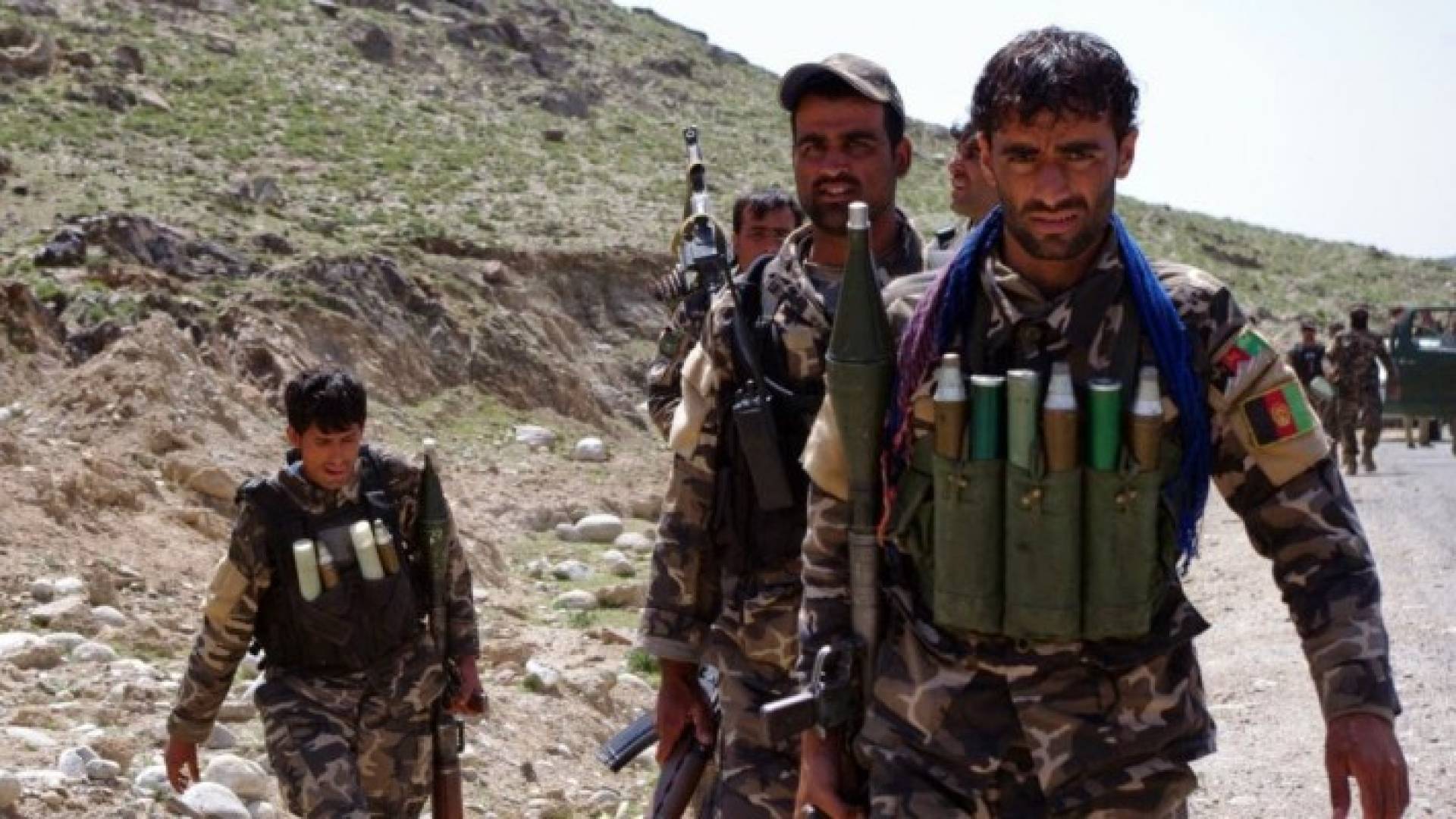 عناصر من الجيش الافغاني