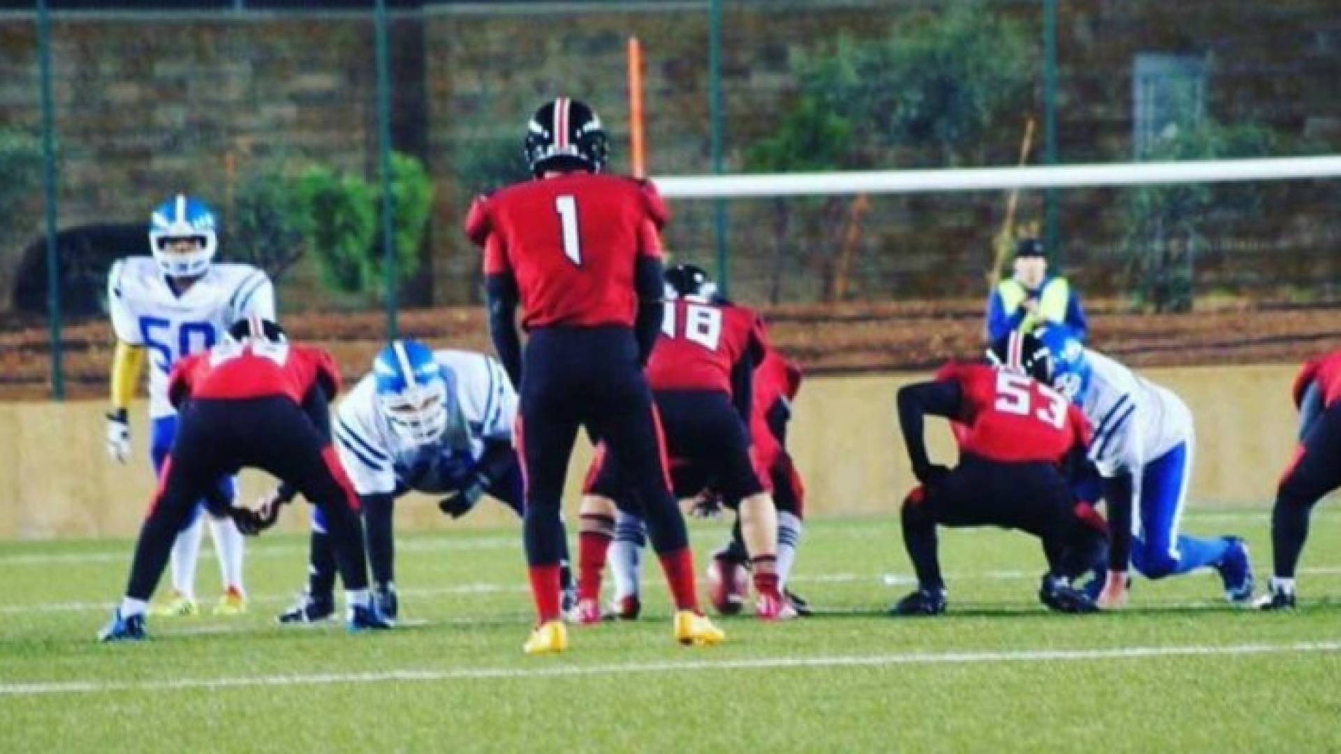 جانب من المباراة