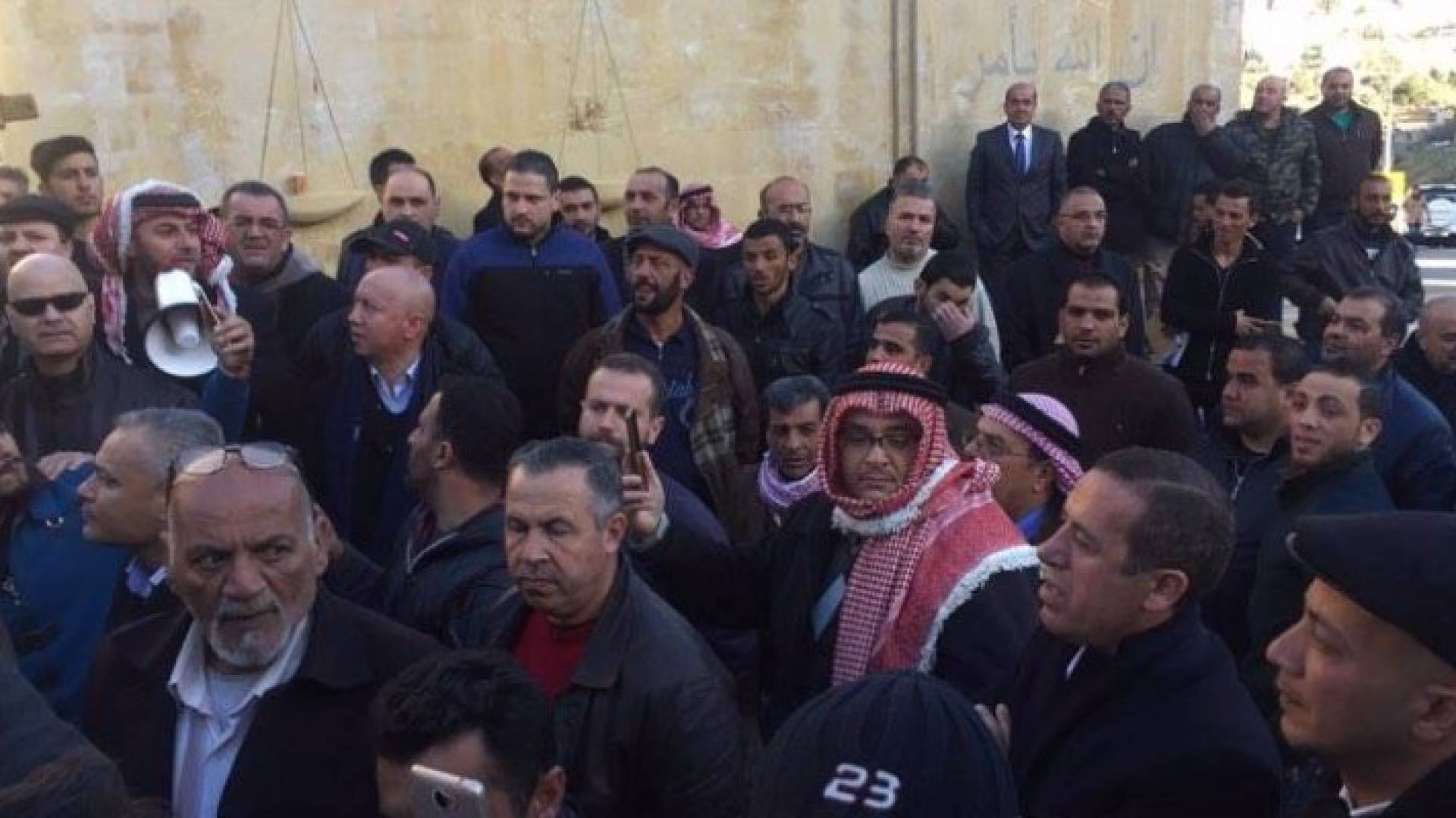 جانب من الاعتصام