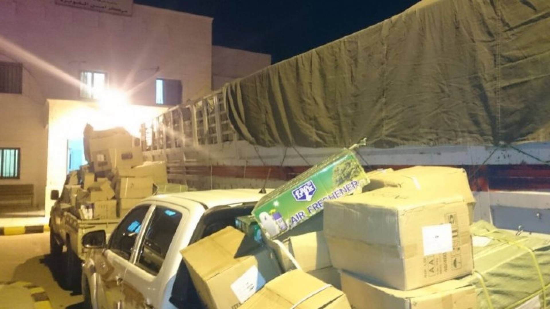 جانب من المضبوطات 