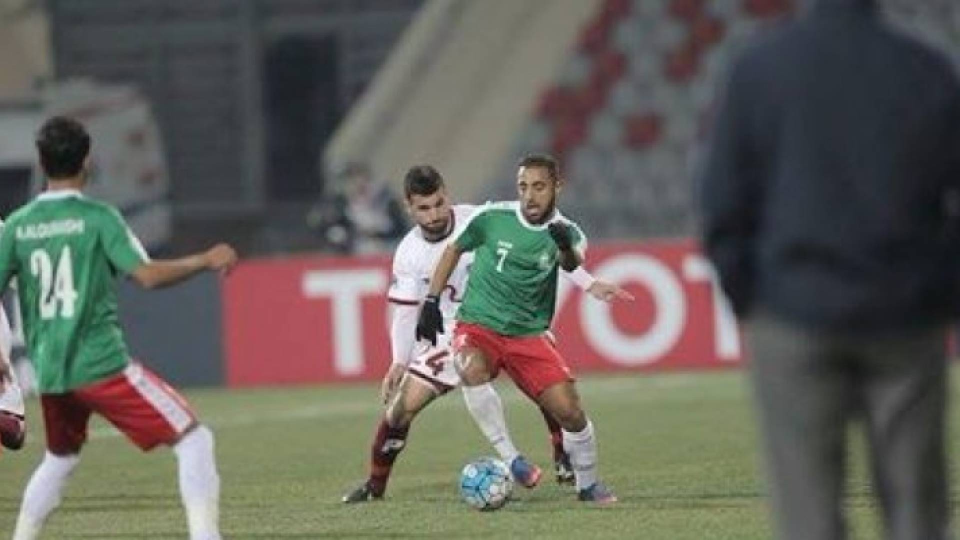 جانب من المباراة 