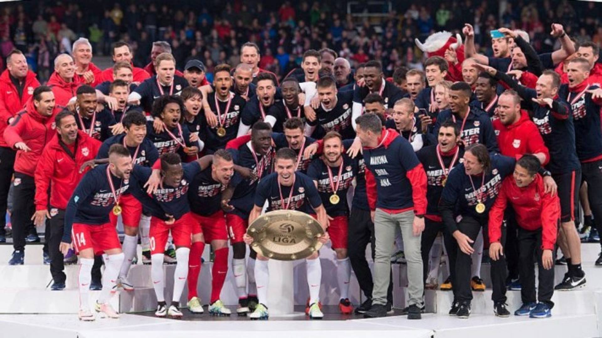 سالزبورغ يحتفل بلقب الدوري النمساوي