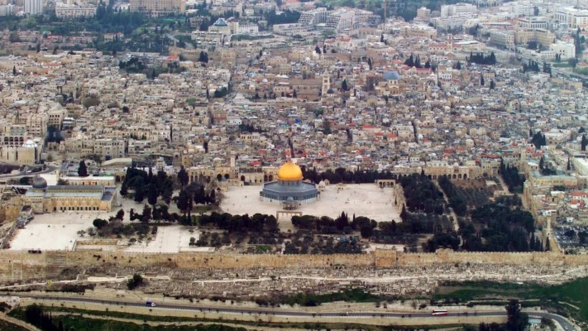 صورة جوية للمسجد الأقصى