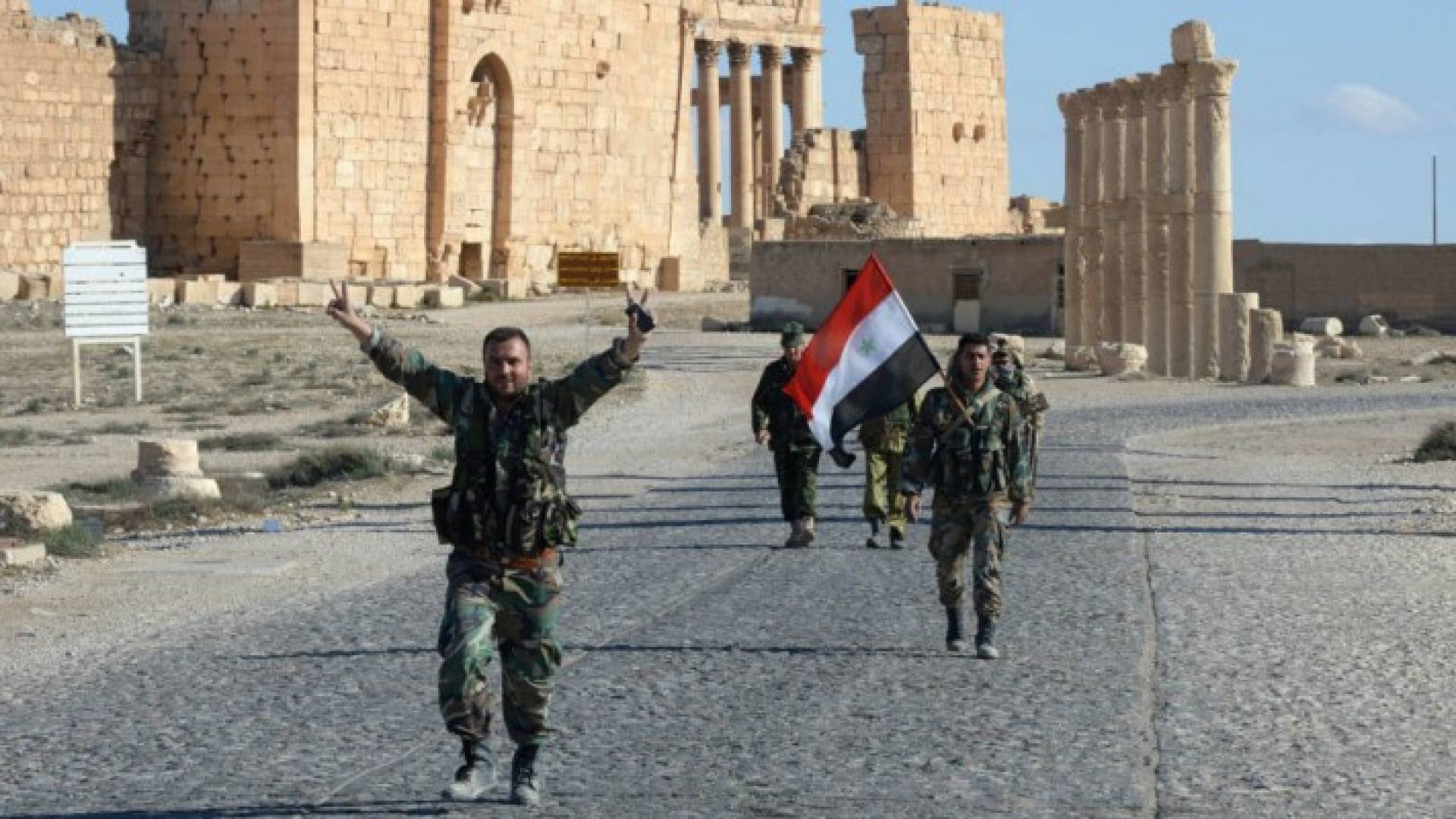 الجيش السوري يدخل مدينة تدمر