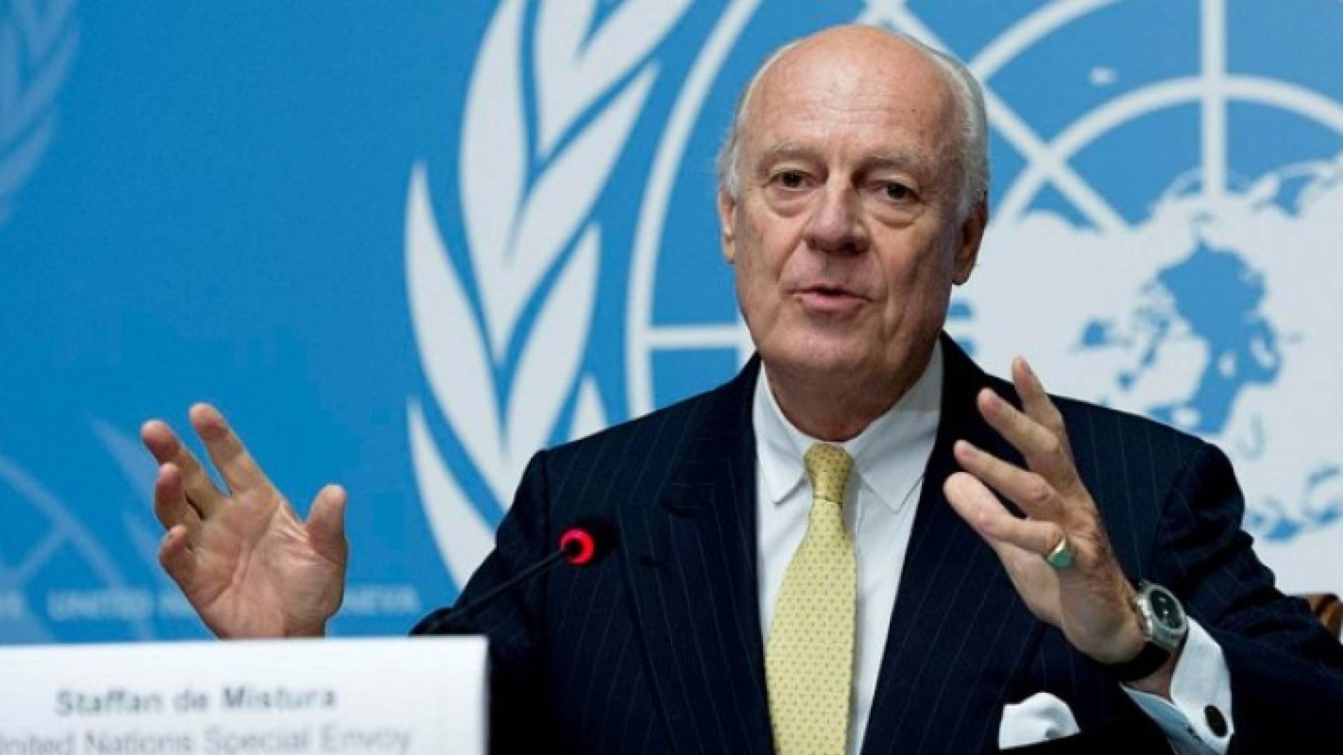 مبعوث الأمم المتحدة إلى سوريا ستافان دي ميستورا