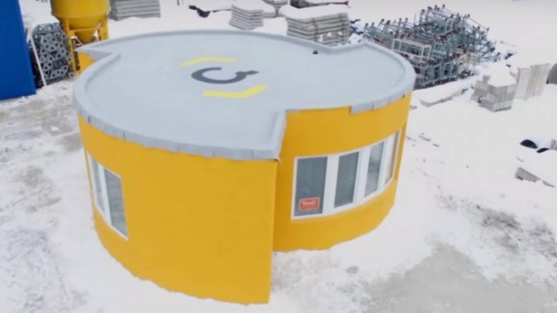 طباعة منزل كامل عبر طابعة ثلاثية الأبعاد خلال 24 ساعة ..فيديو 