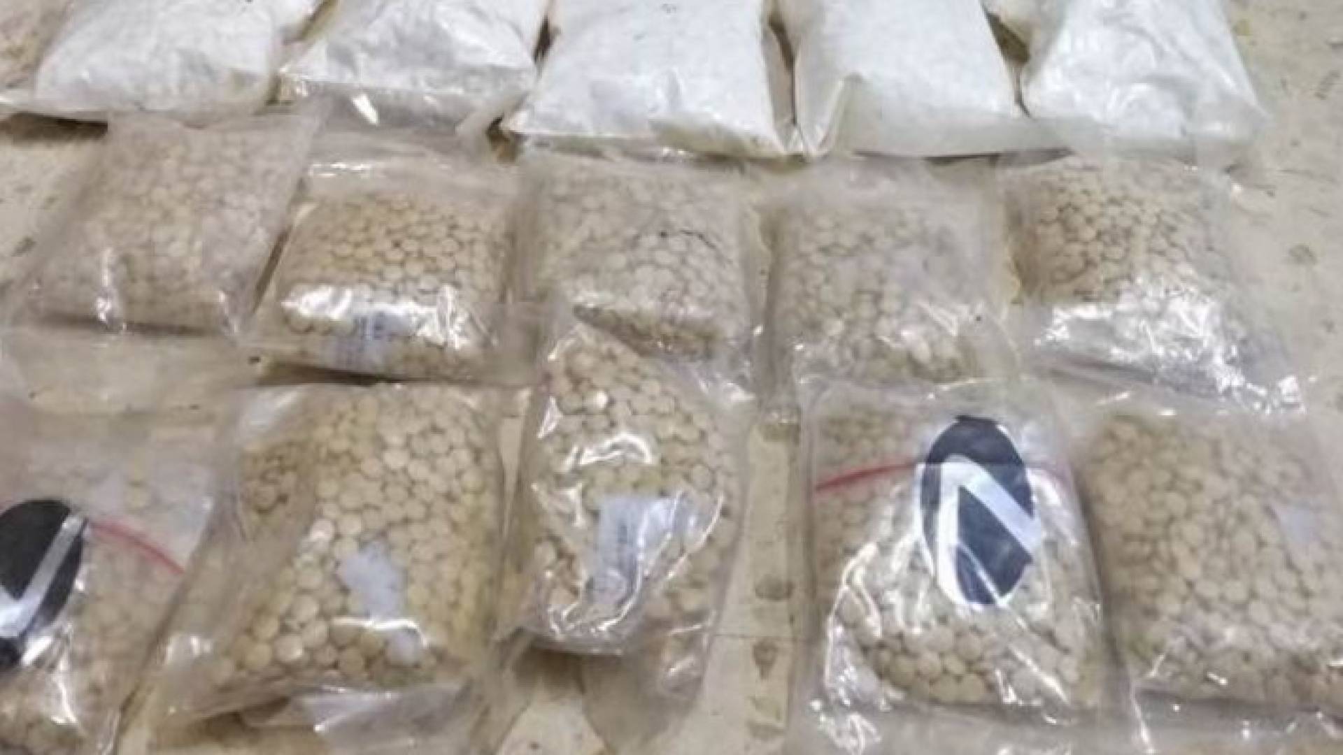 جانب من المضبوطات 