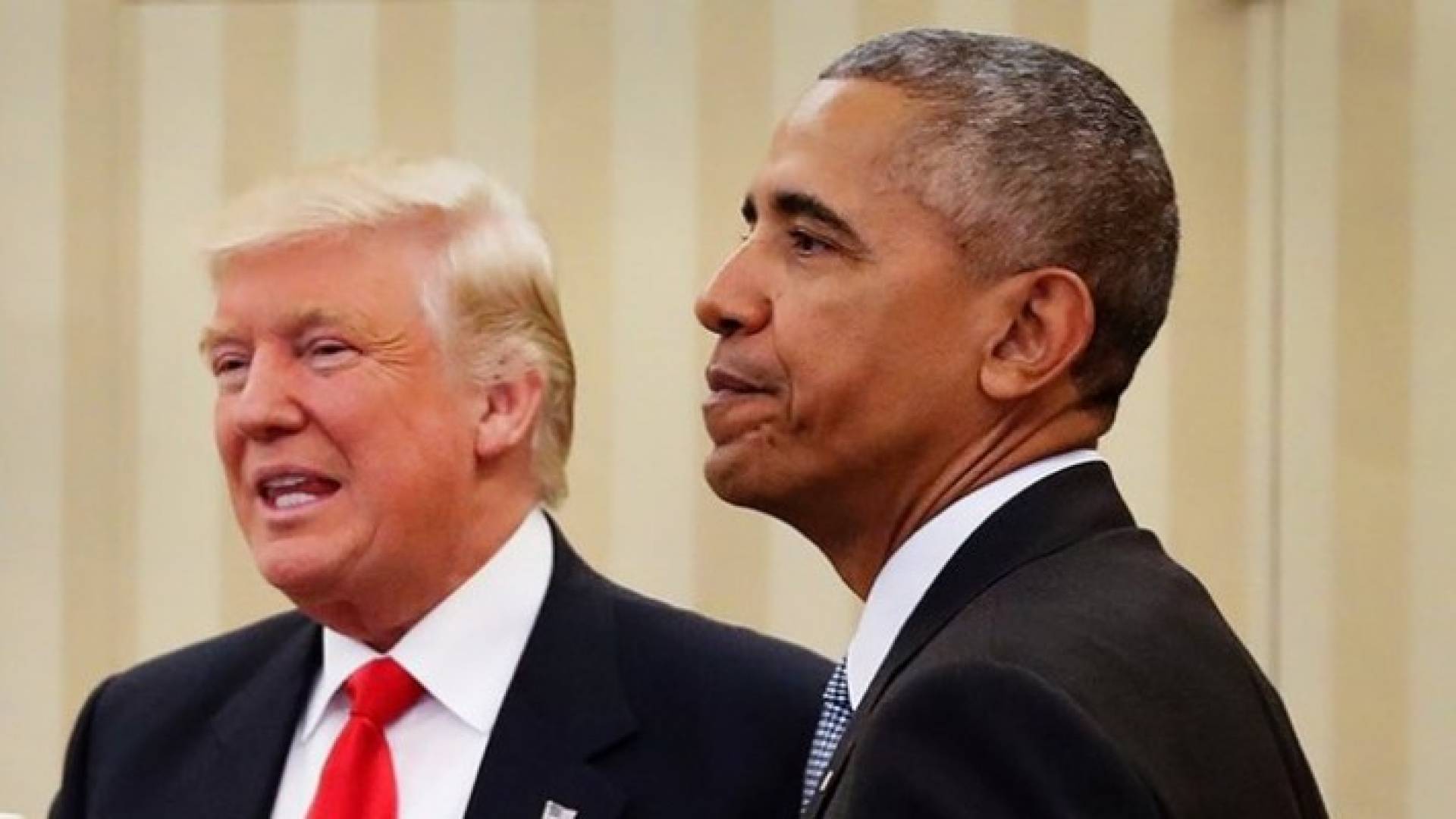 الرئيس الأميركي السابق باراك أوباما والرئيس دونالد ترامب