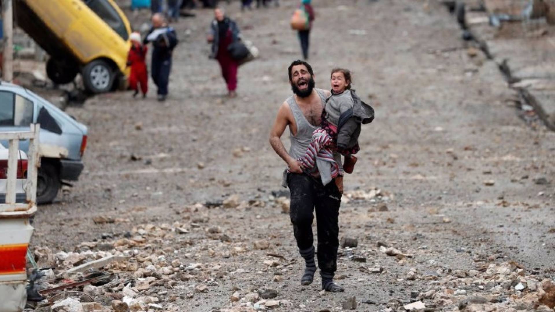 جانب من الدمار الذي لحق بالموصل