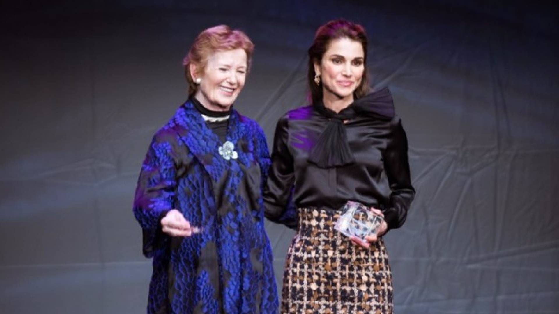 من تكريم الملكة رانيا