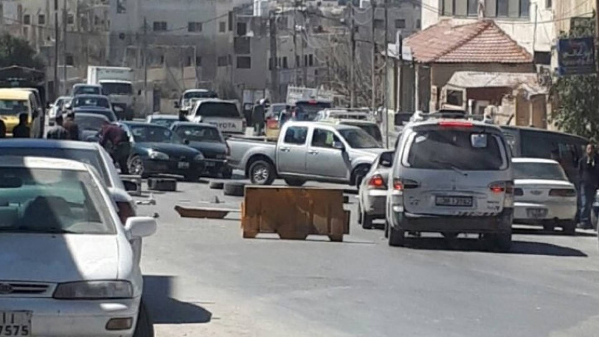 اعمال الشغب في خريبة السوق جنوب عمان