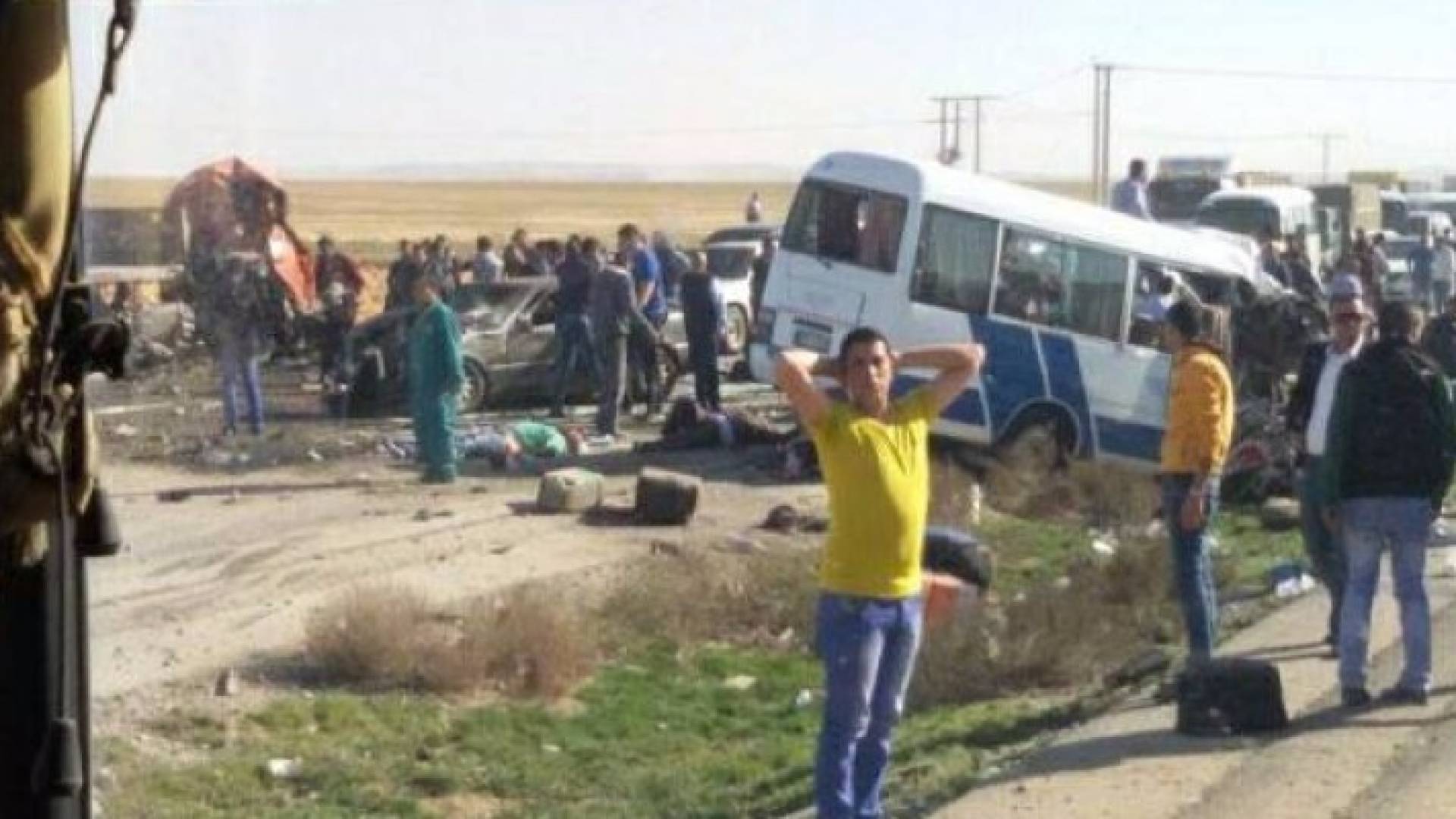 من مكان وقوع الحادث 