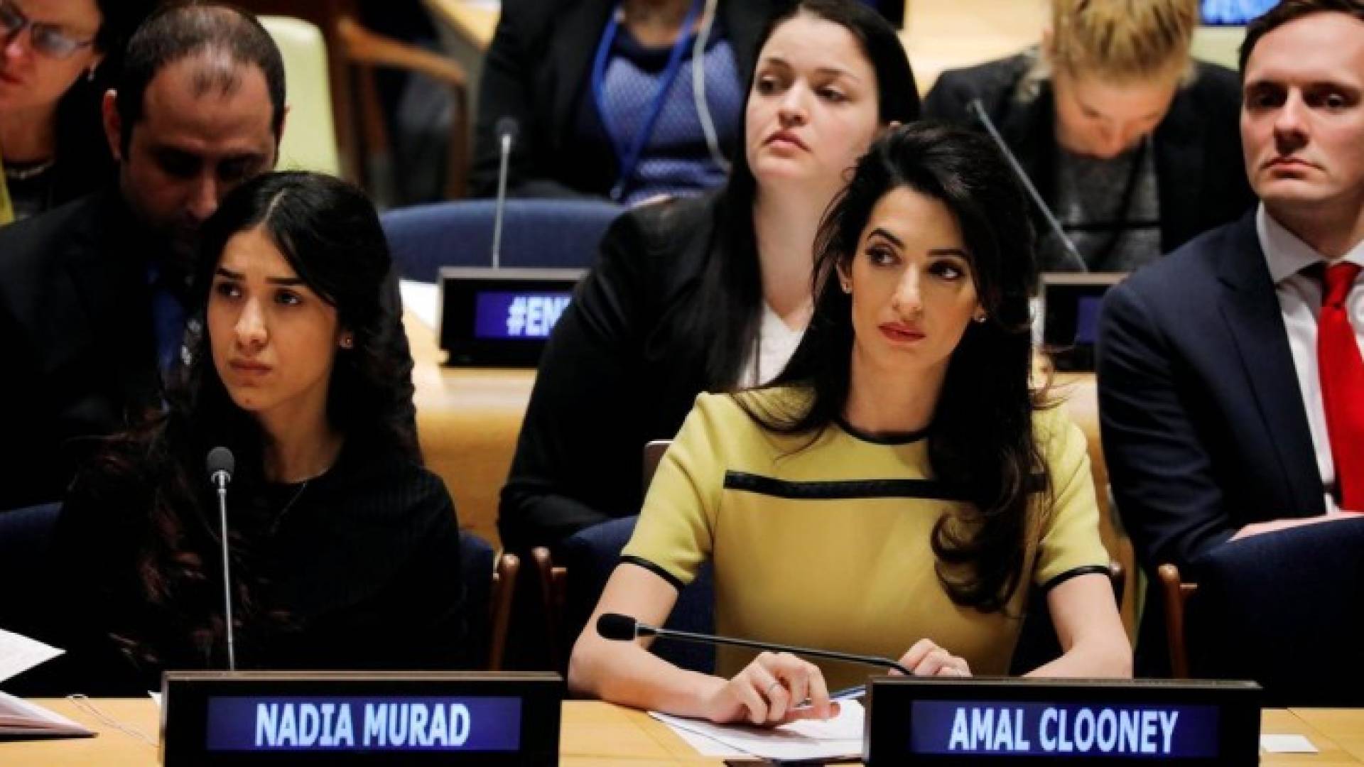 كلوني ومراد تتحدثان أمام اجتماع للأمم المتحدة في نيويورك