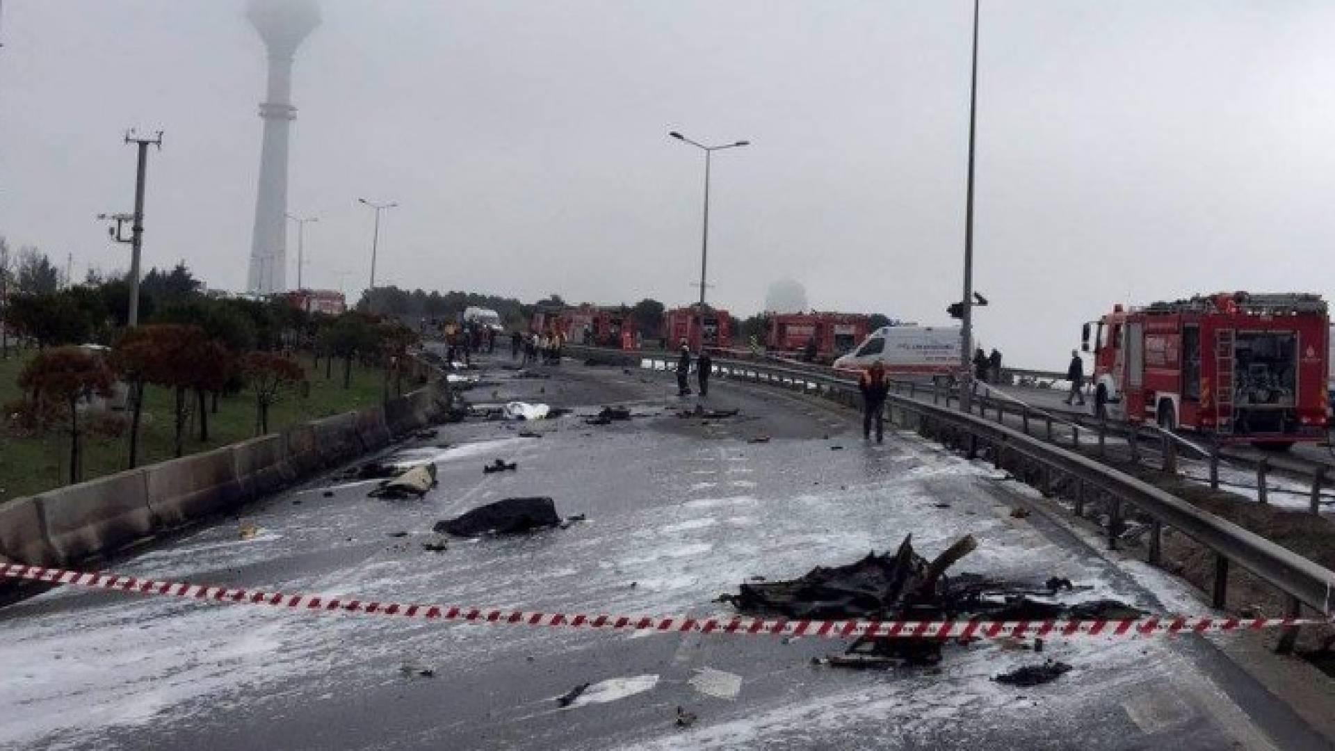 مكان تحطم المروحية