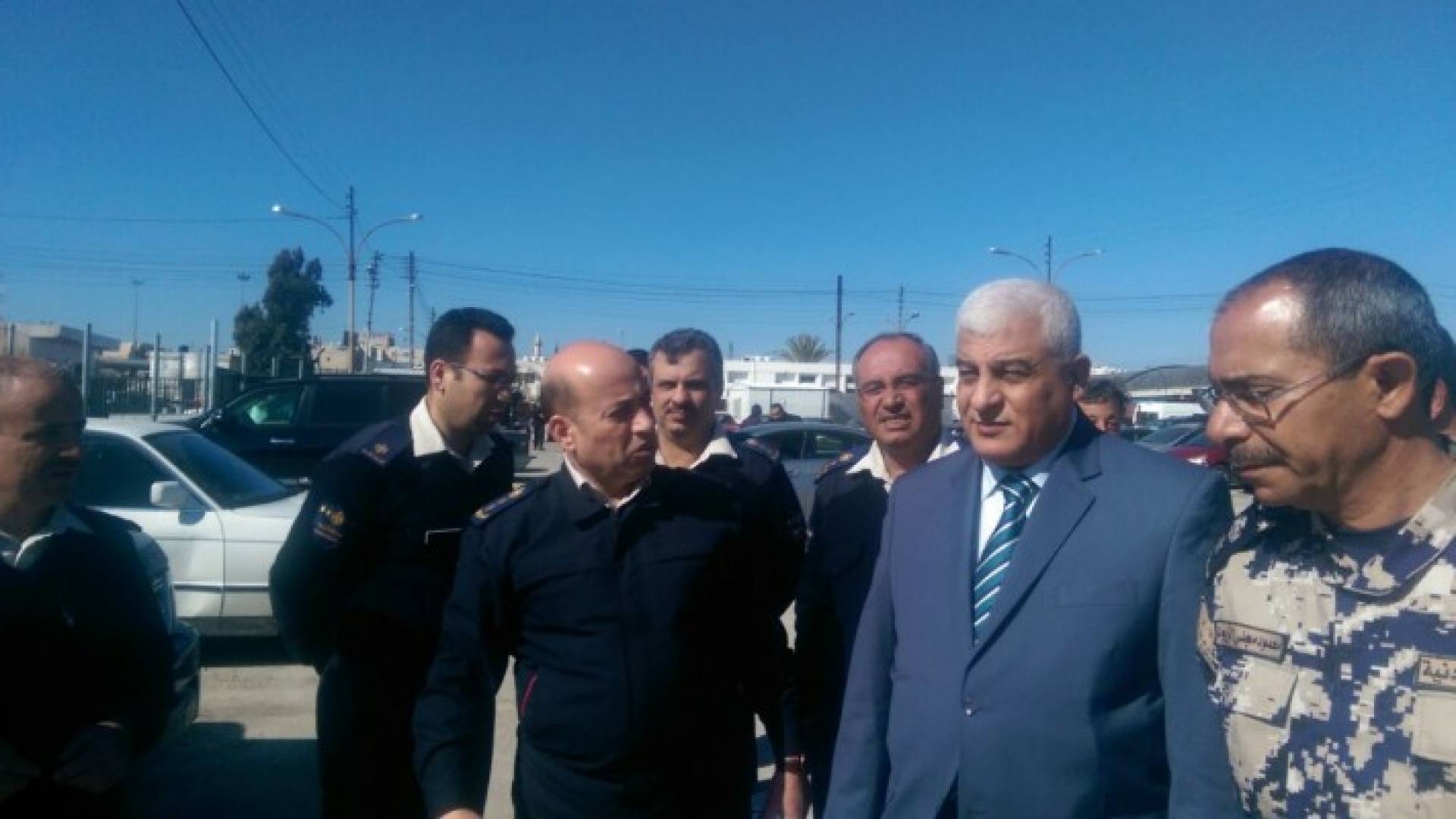 صورة خلال الزيارة تفقدية 