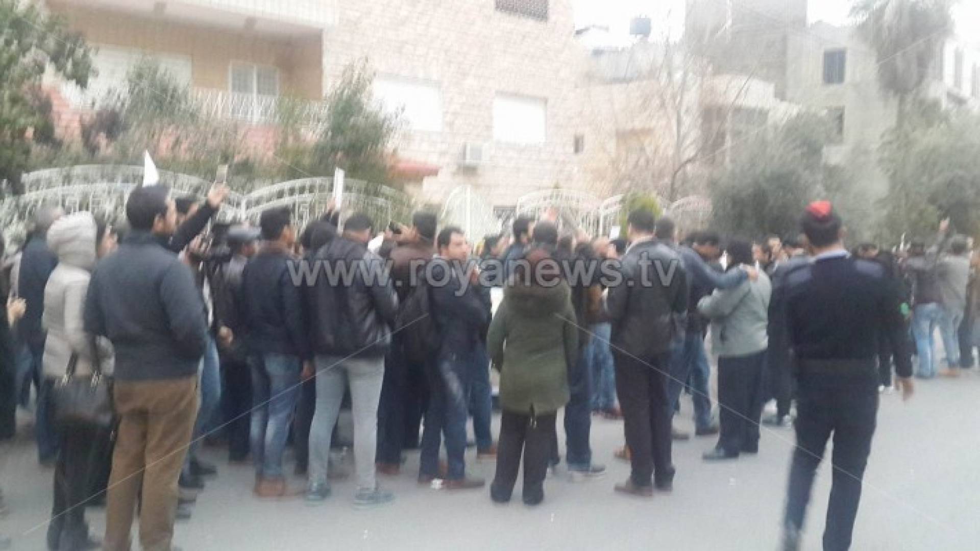 جانب من الاعتصام