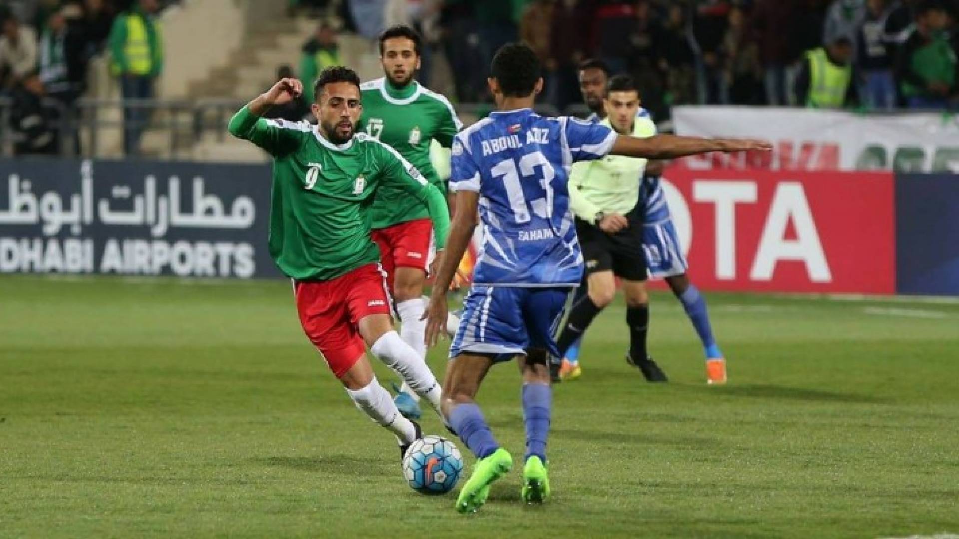 جانب من المباراة