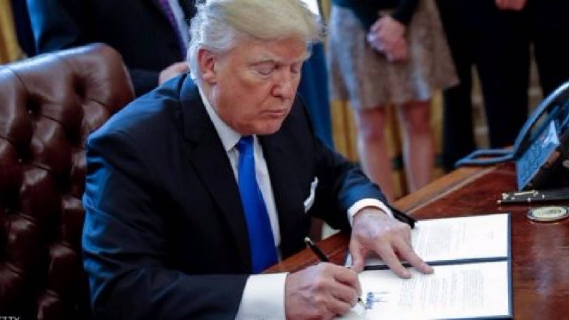 الرئيس الامريكي دونالد ترامب 