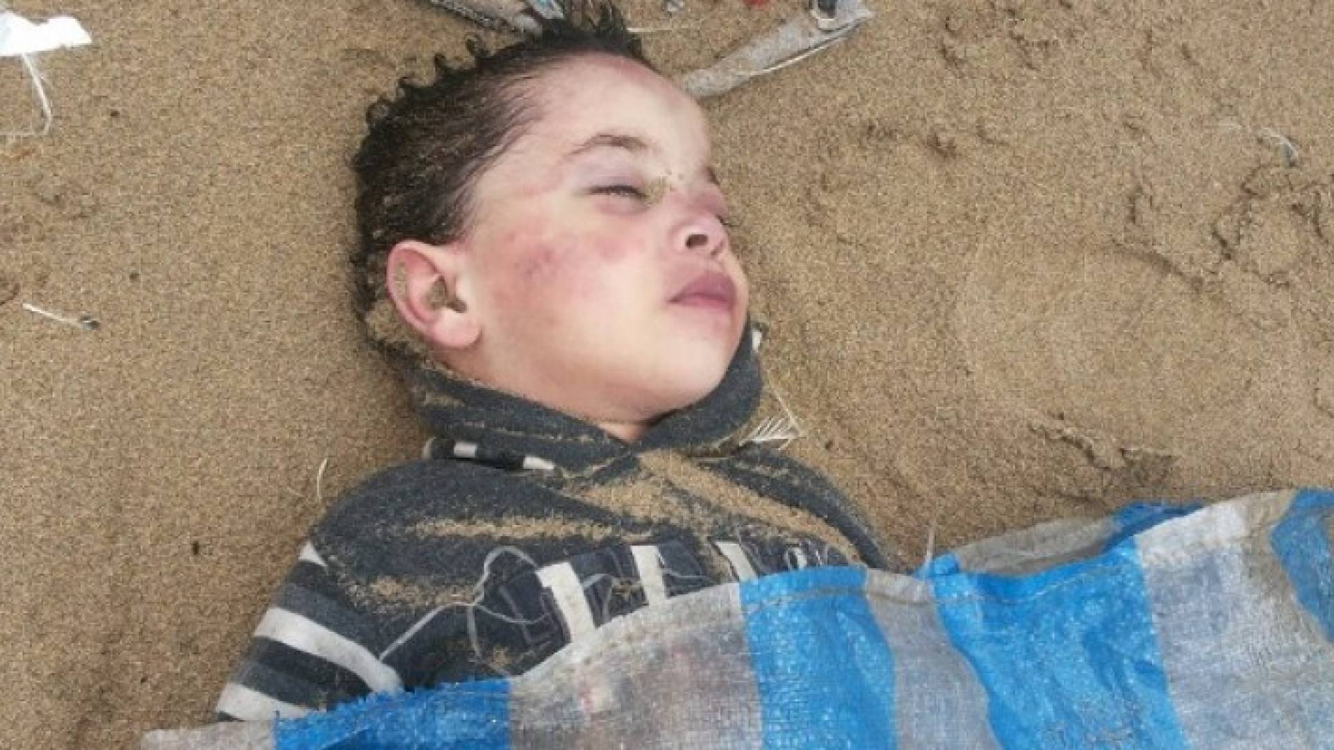 جثة الطفل السوري