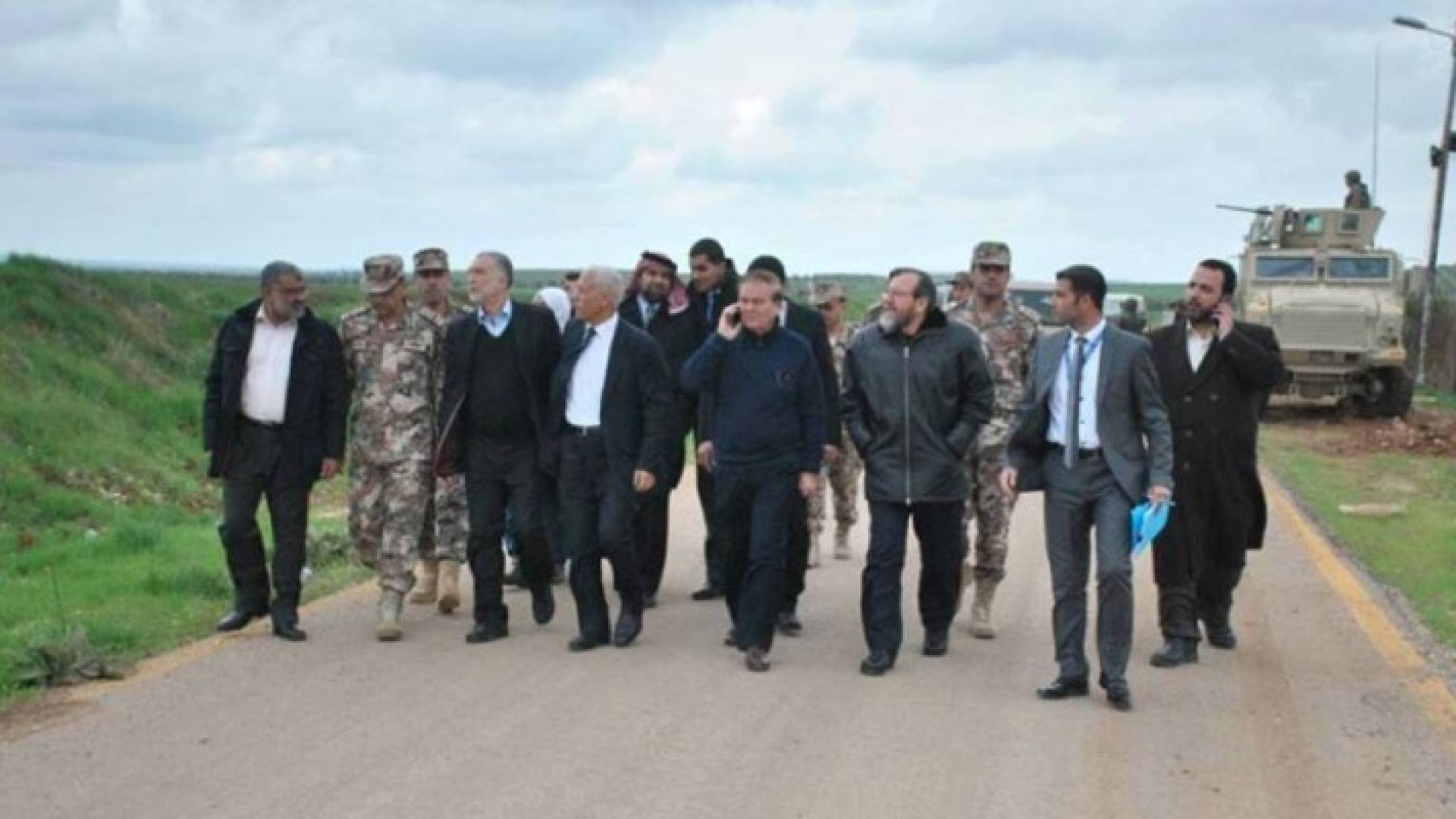 جانب من الزيارة