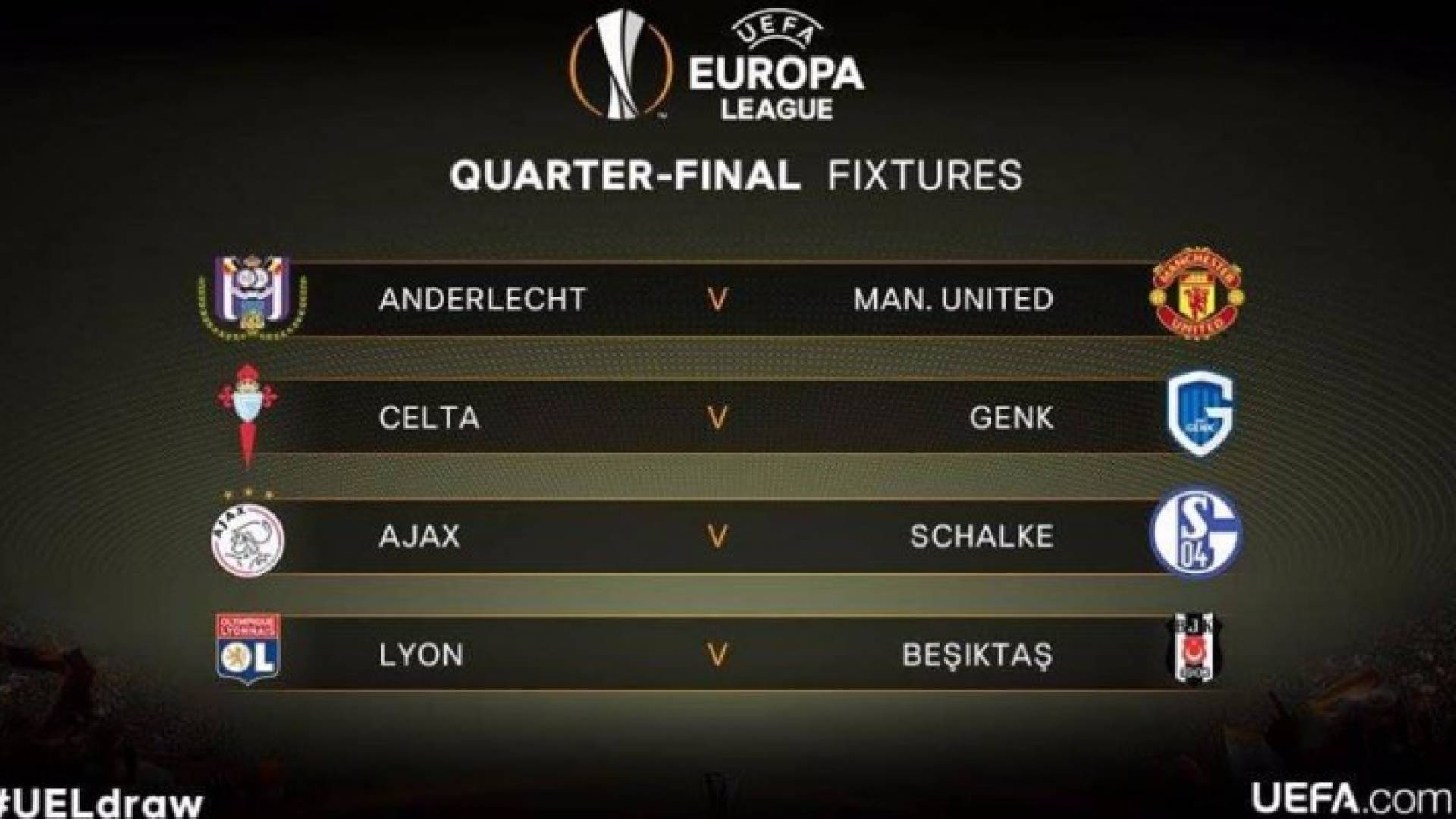 جدول اللقاءات