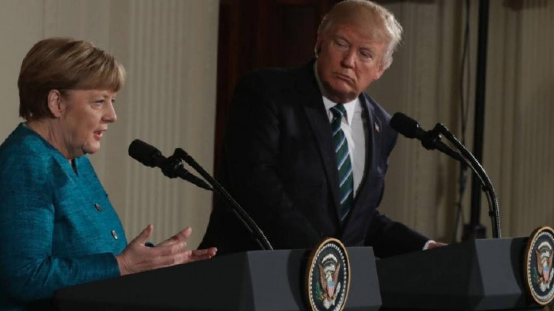 ترامب وميركل