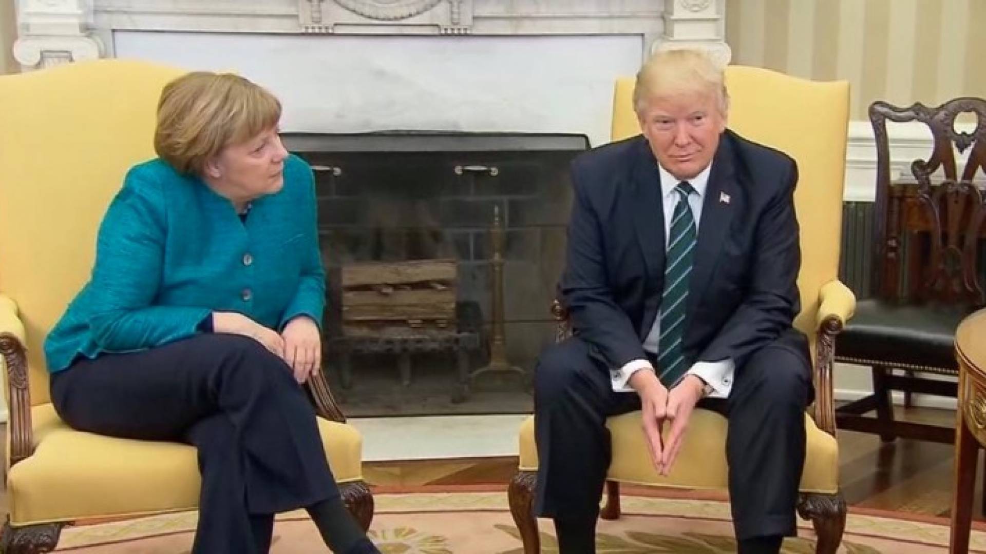 ترامب وميركل