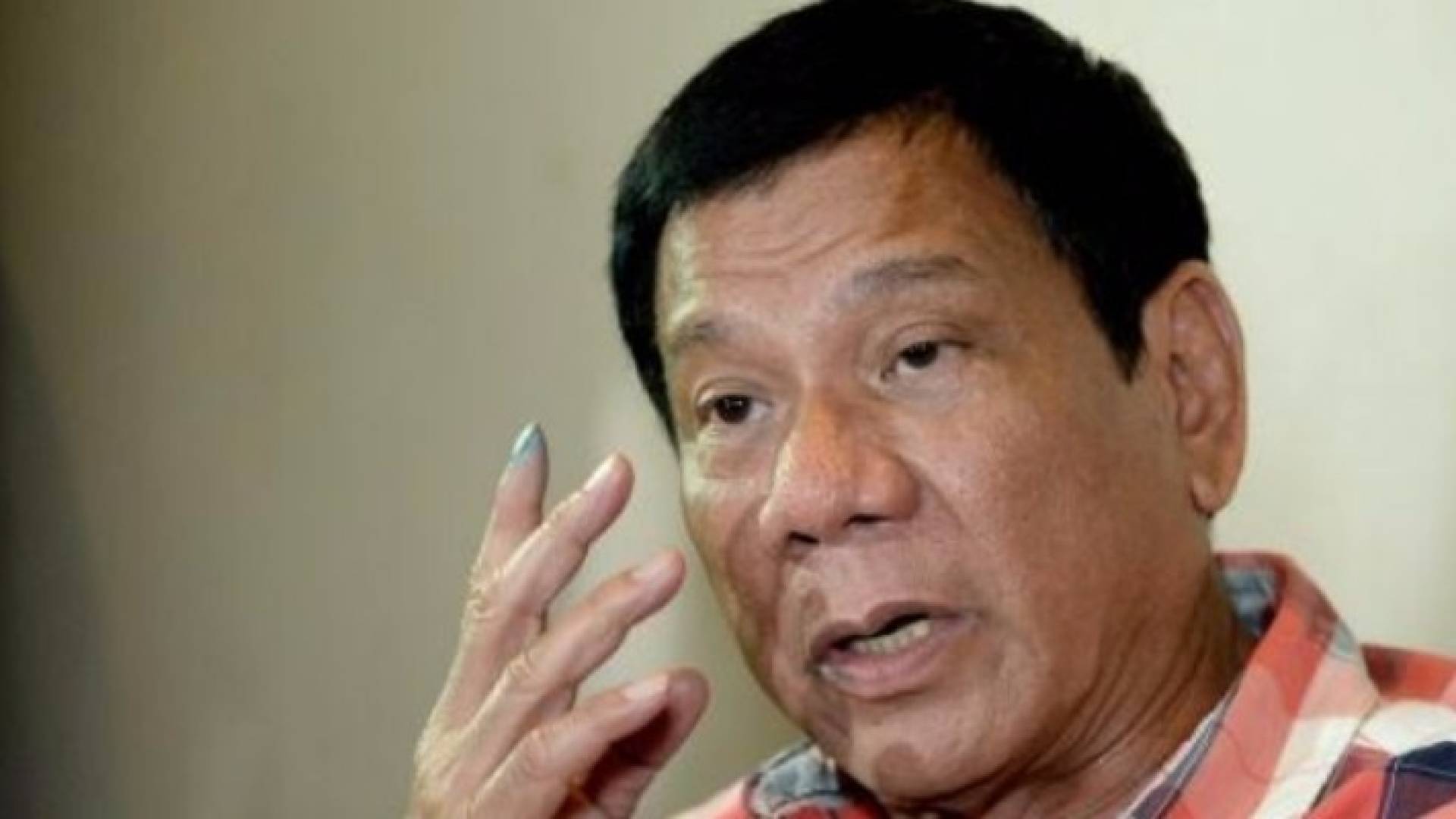 الرئيس الفيليبيني رودريغو دوتيرتي 