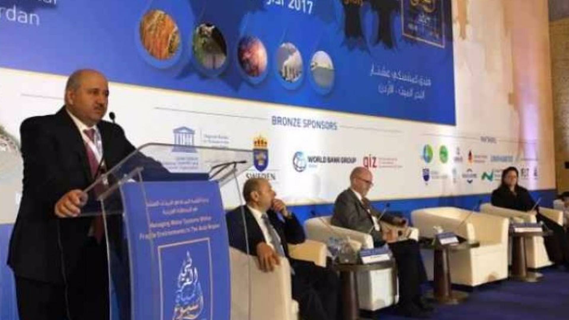 خلال افتتاح أعمال مؤتمر واسبوع المياه العربي