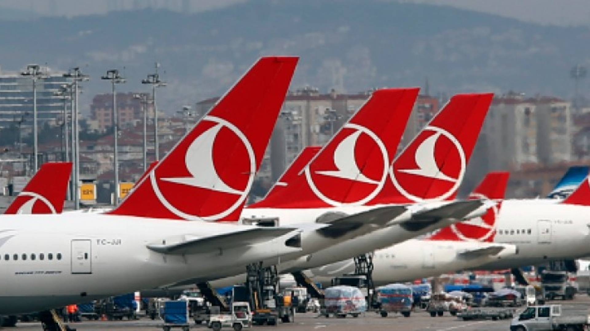 طائرات تابعة للخطوط الجوية التركية