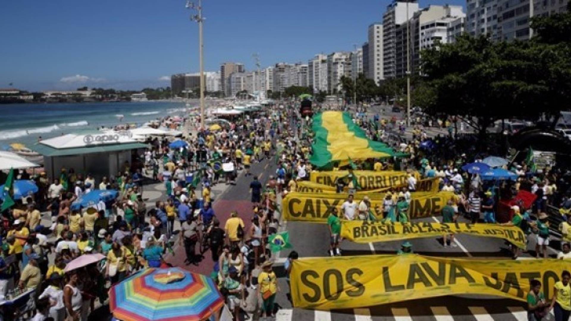 مظاهرة في البرازيل 