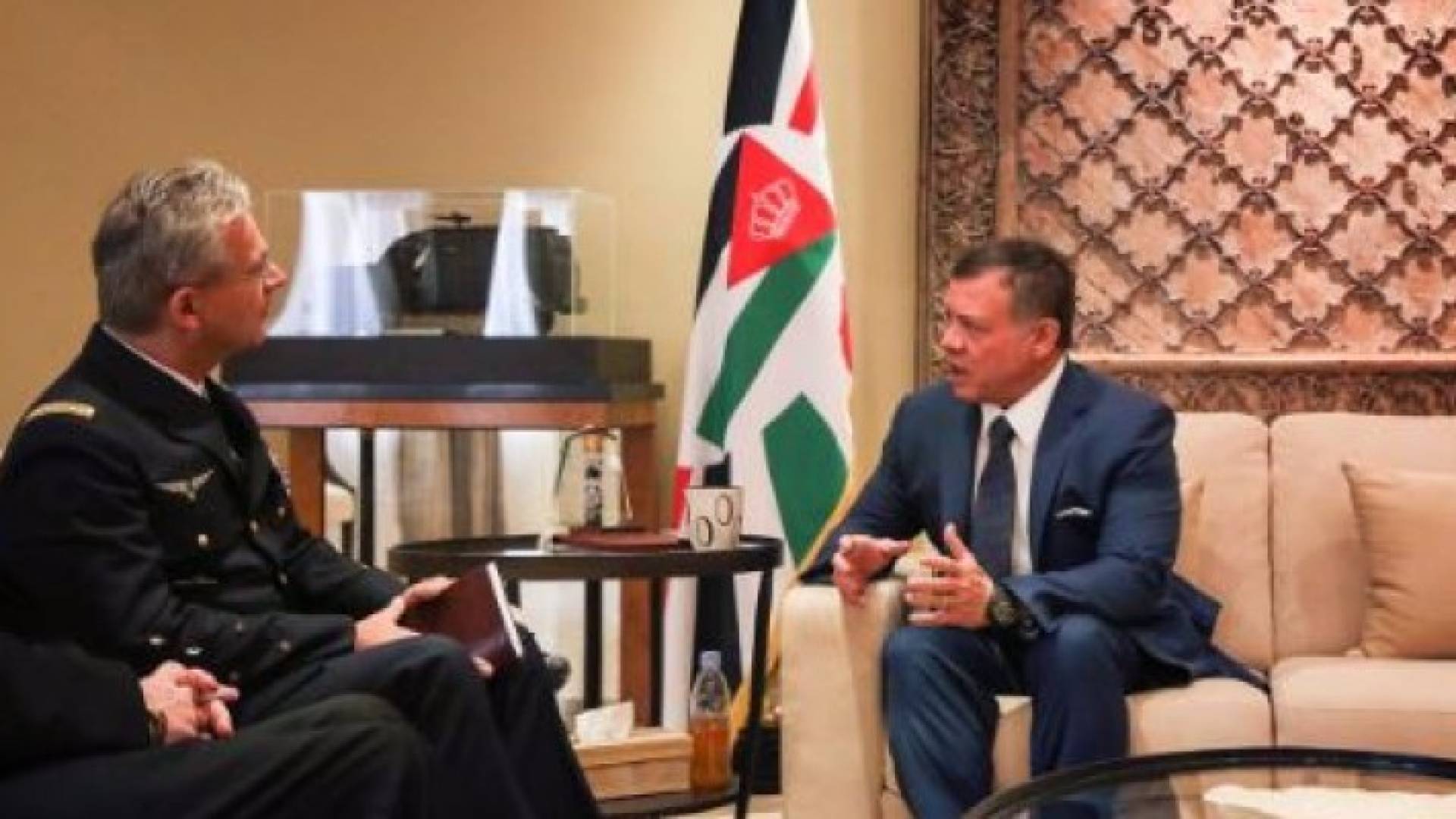 جلالة الملك عبدالله الثاني يستقبل القائد الأعلى لقوات حلف الناتو