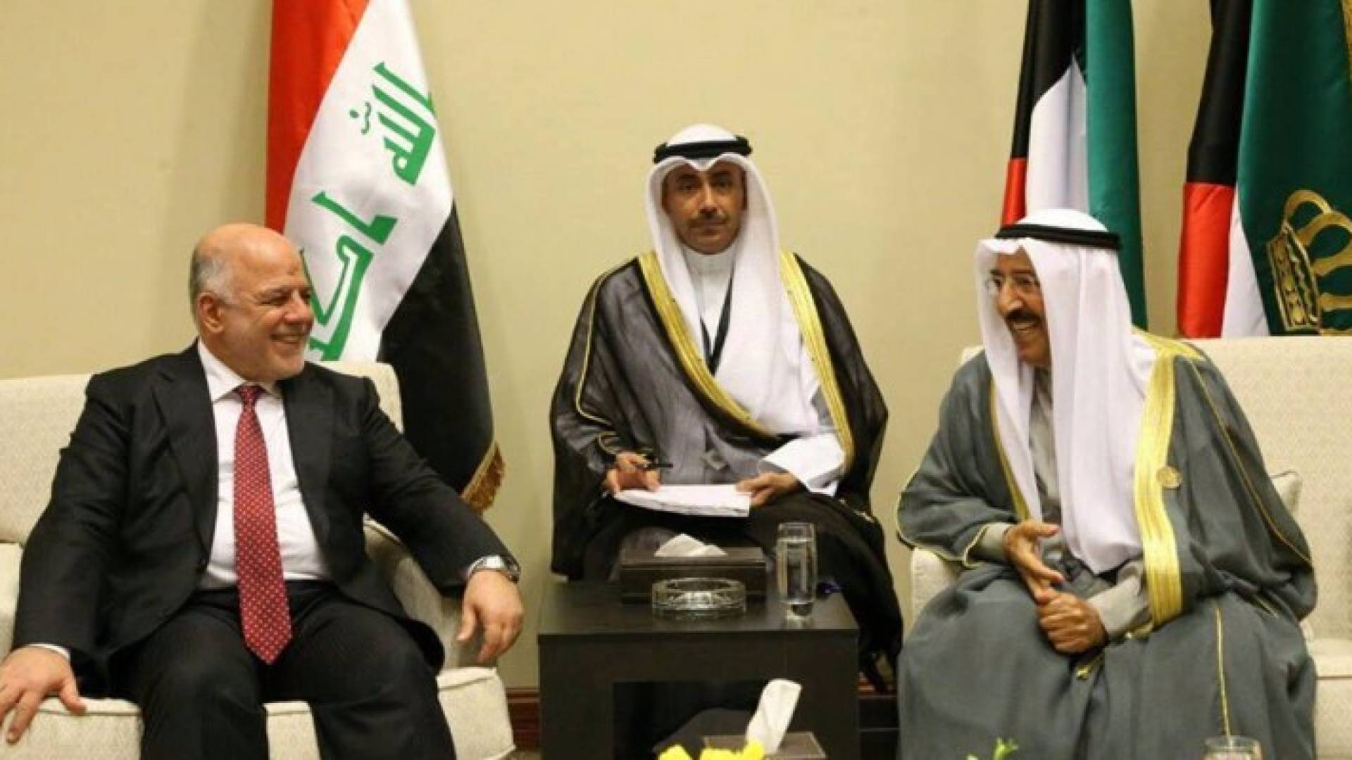 رئيس مجلس الوزراء العراقي وأمير الكويت