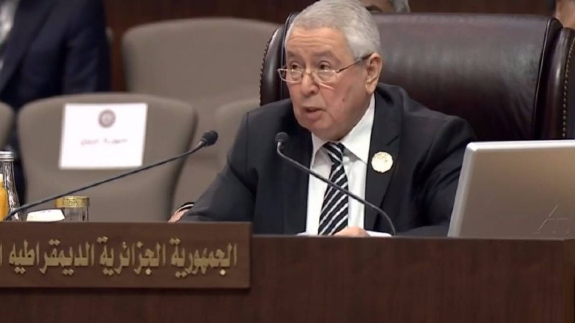 رئيس مجلس الأمة الجزائري عبـد القادر بـن صالـح