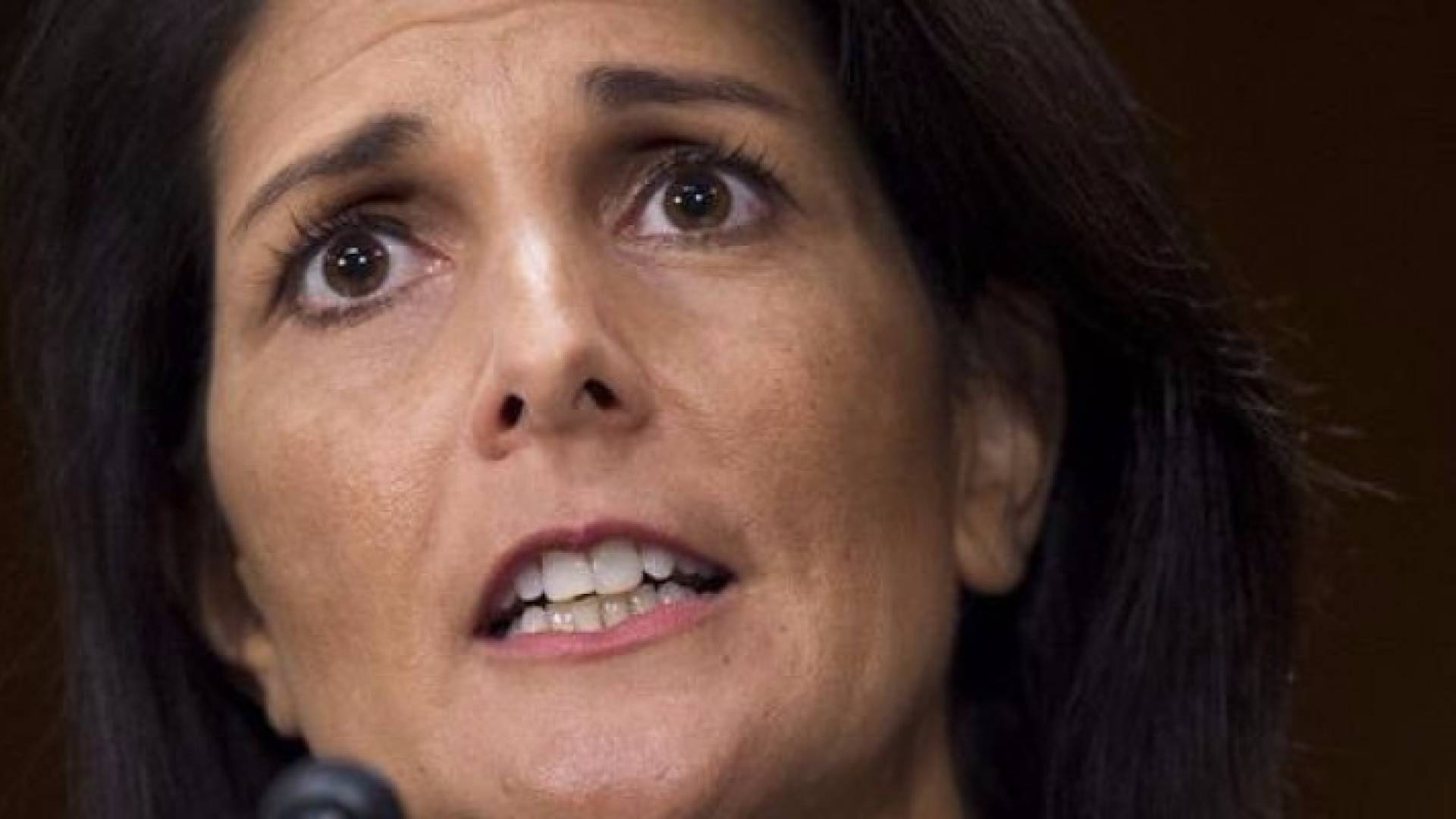 السفيرة الاميركية لدى الامم المتحدة نيكي هايلي