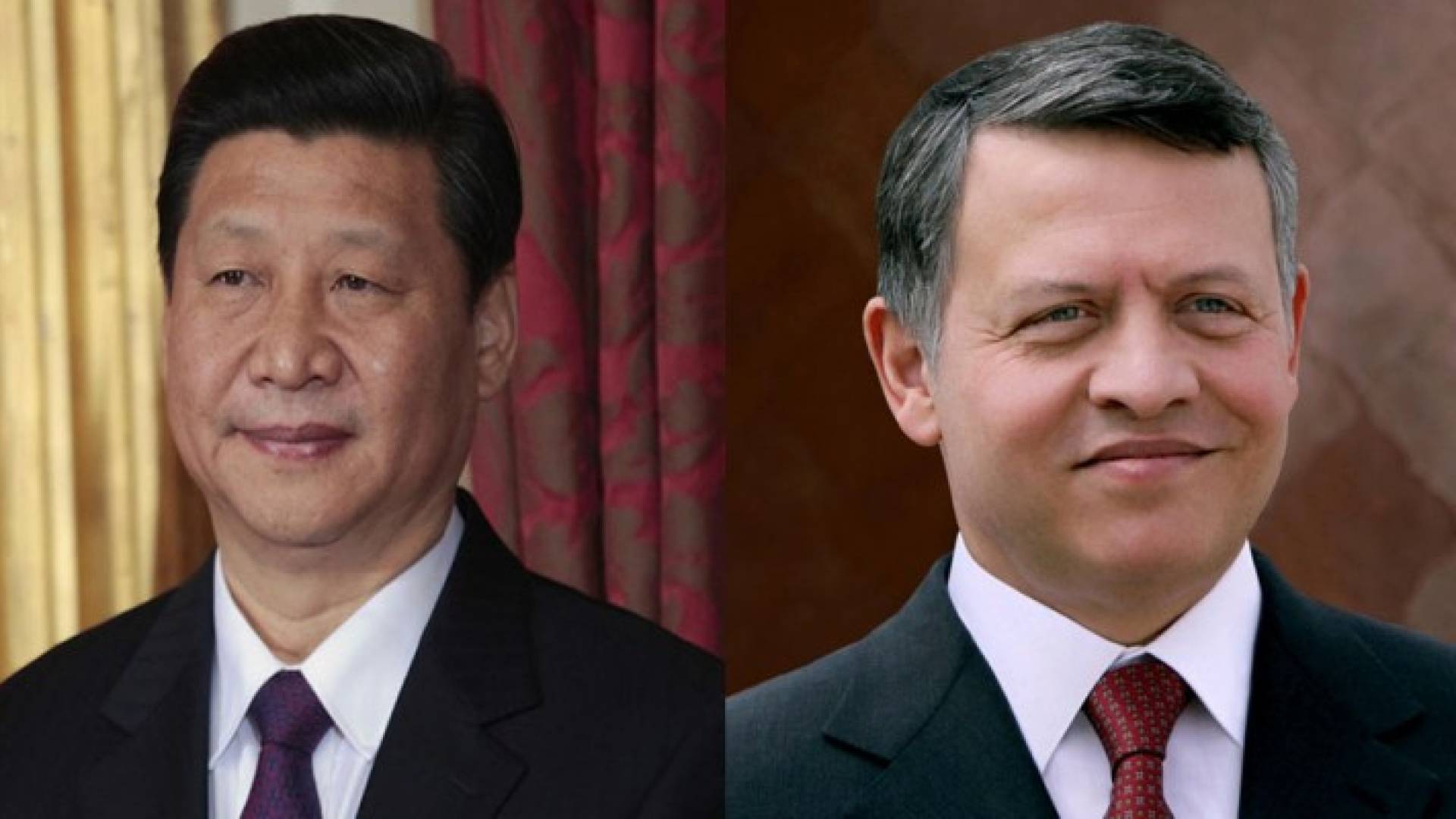 الملك والرئيس الصيني 