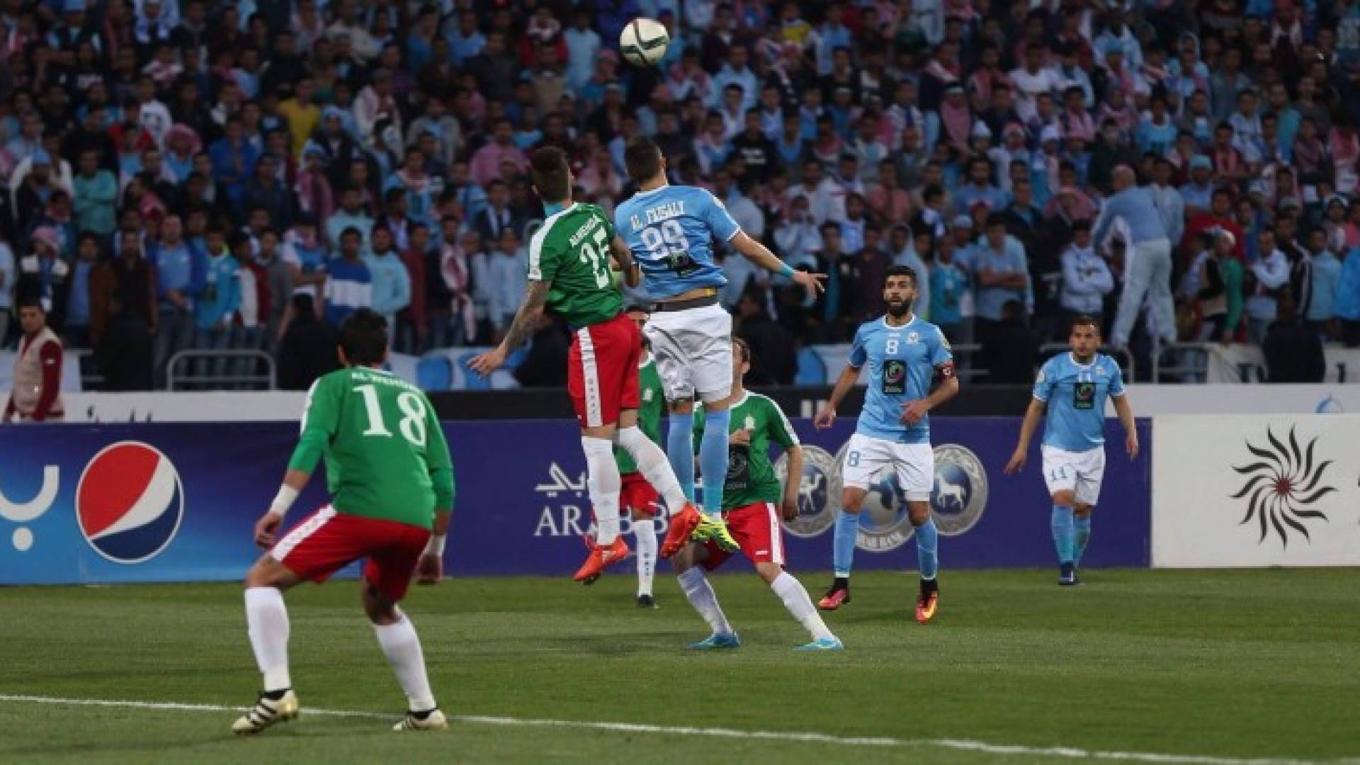 جانب من المباراة