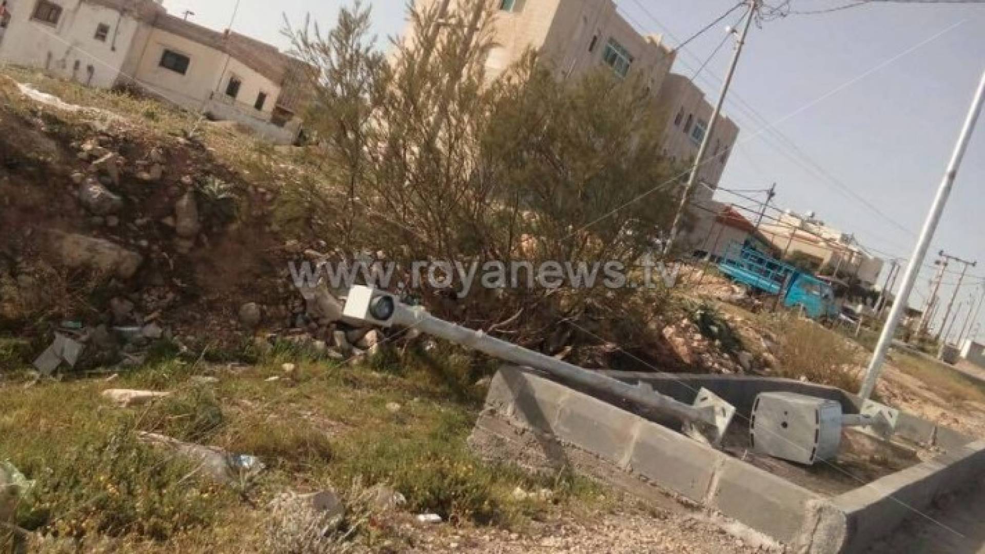 تحطيم كاميرات المراقبة "الرادار" بالكرك 