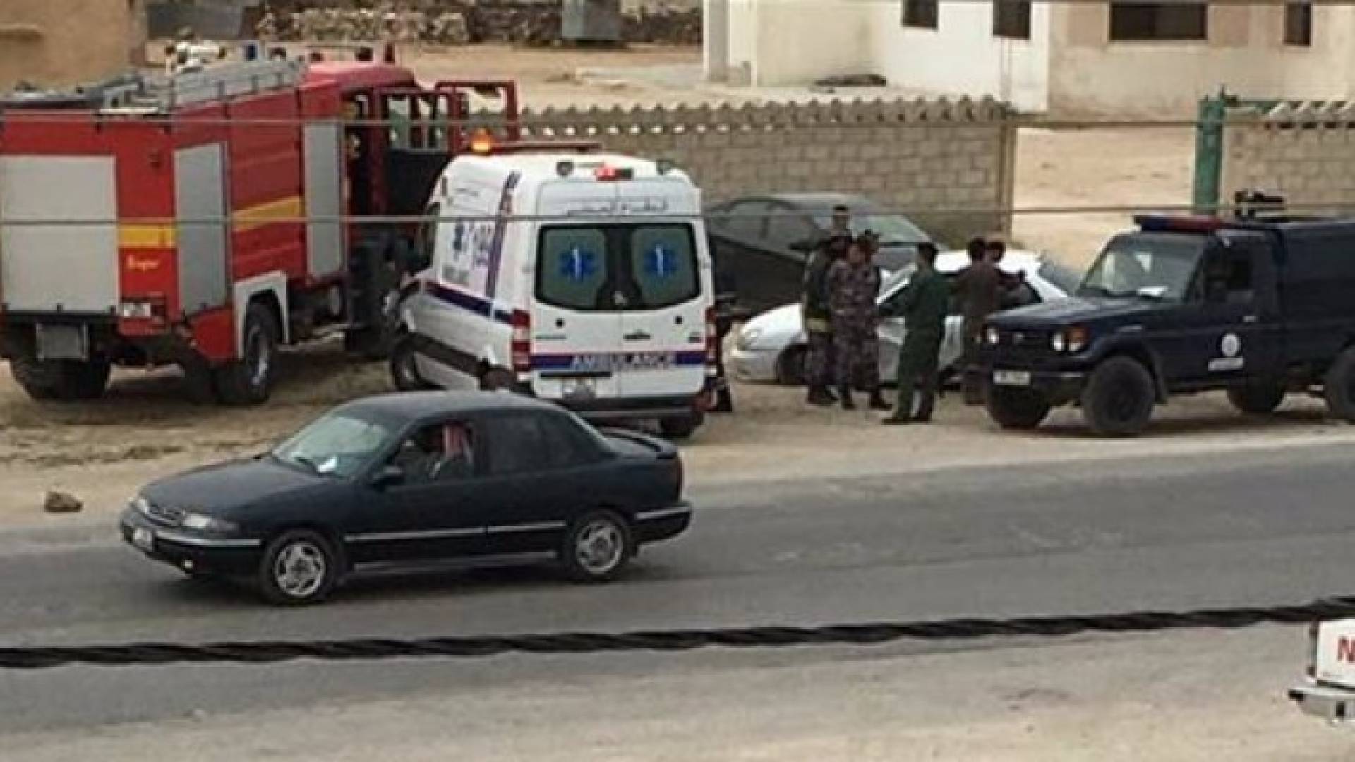 الصورة للحادث من شهود عيان