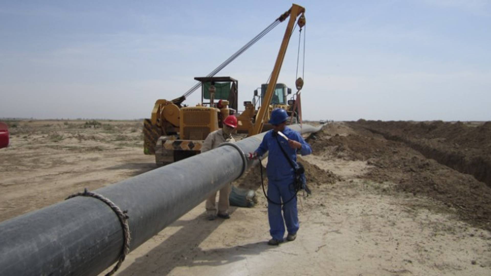 الصورة أرشيفية لأنبوب النفط العراقي