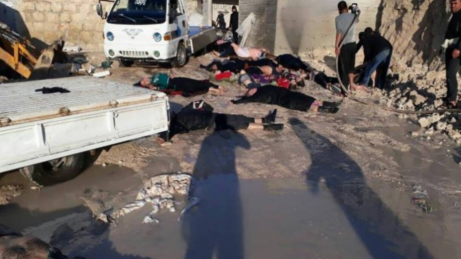  جانب من مجزرة خان شيخون