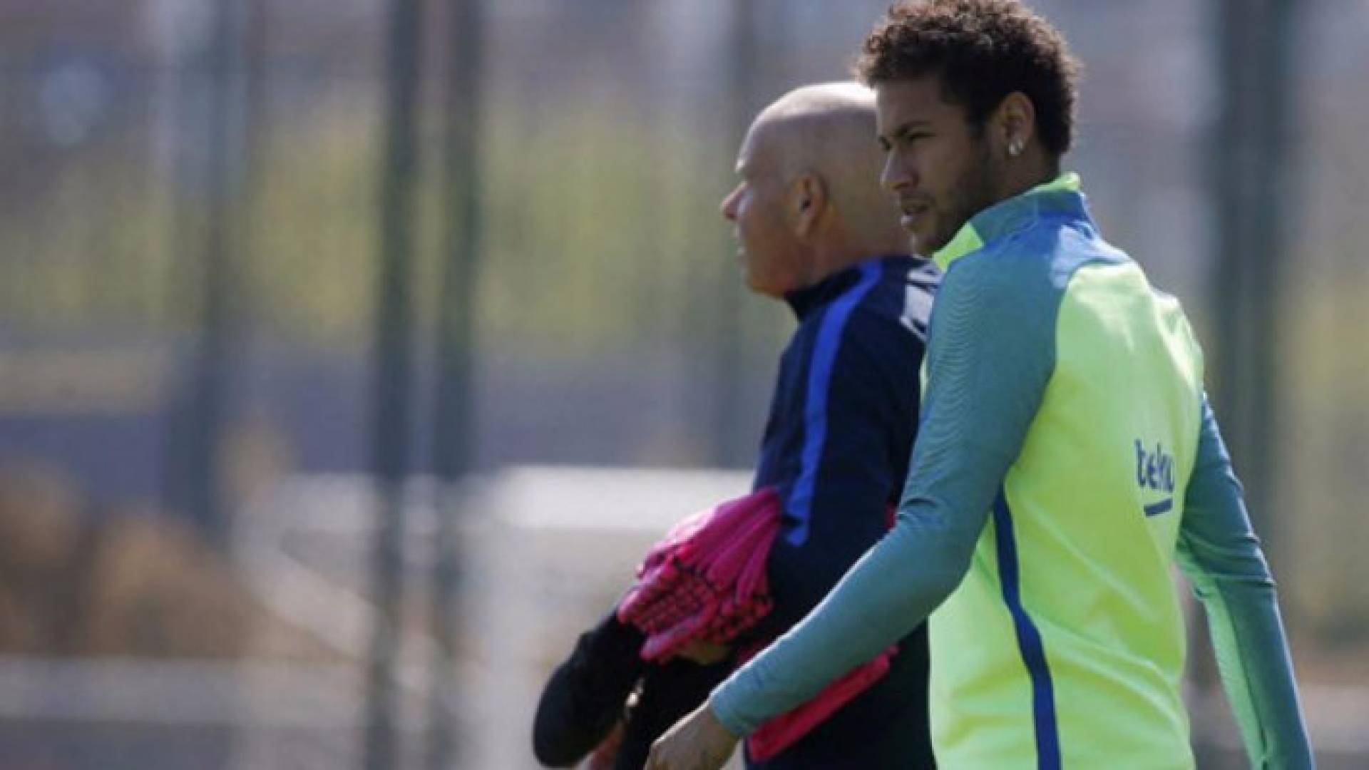 نيمار في تدريبات برشلونة