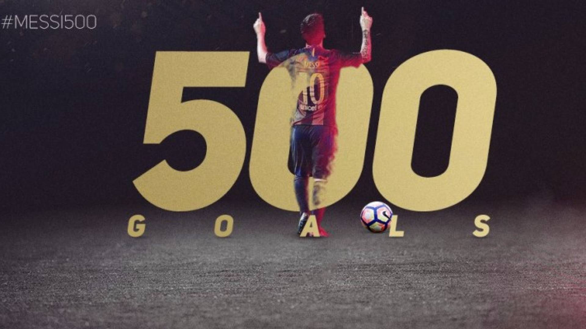 ميسي يصل إلى الهدف رقم 500