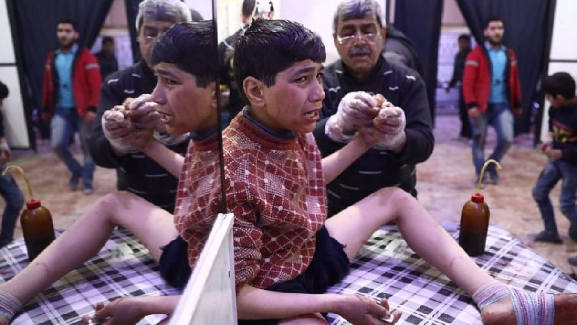 ارشيفية من الهجوم الكيماوي على إدلب السورية