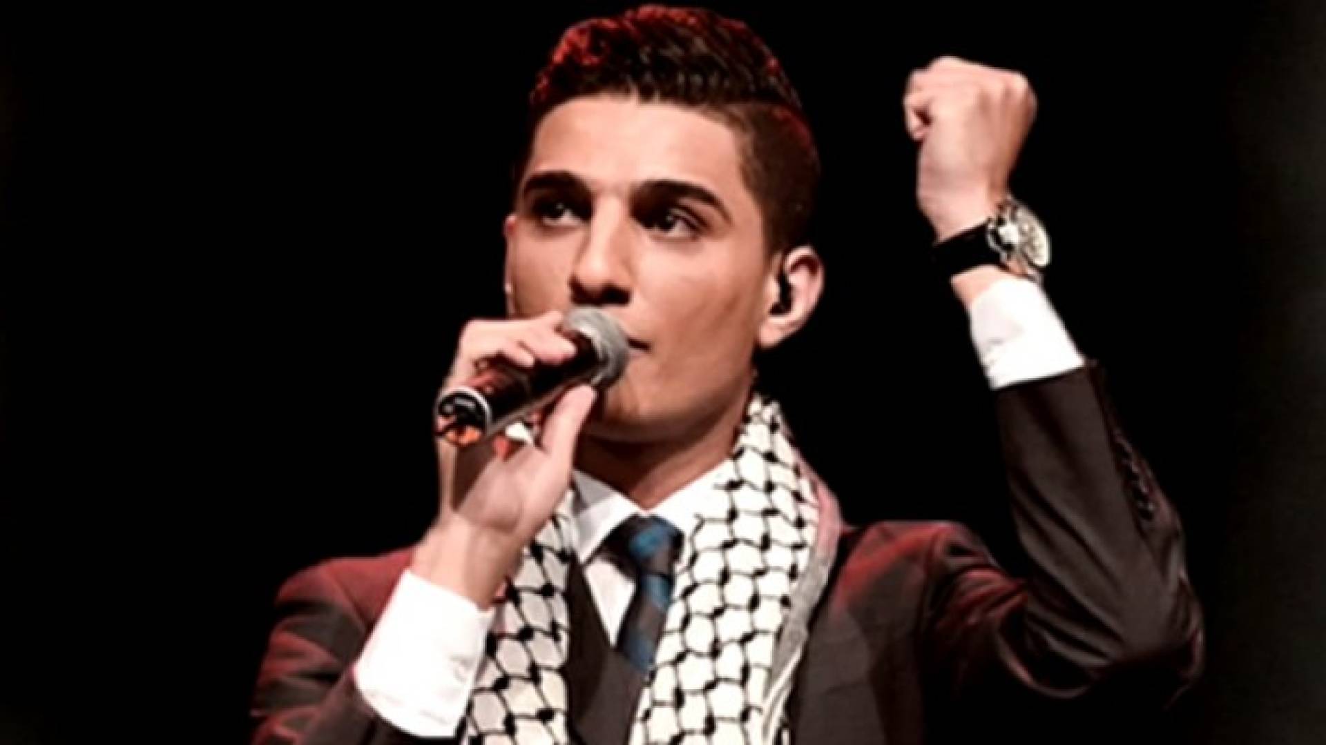  الفنان محمد عساف يساند الاسرى في اضراب الكرامة